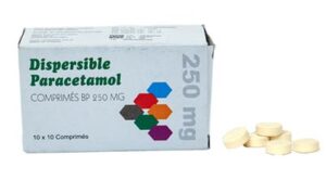 1000 tablet s léčivou látkou proti horečce a nachlazení. V oblastech konfliktu je lékařská péče špatně dostupná a jen neléčené nachlazení může přerůst v závažné komplikace.