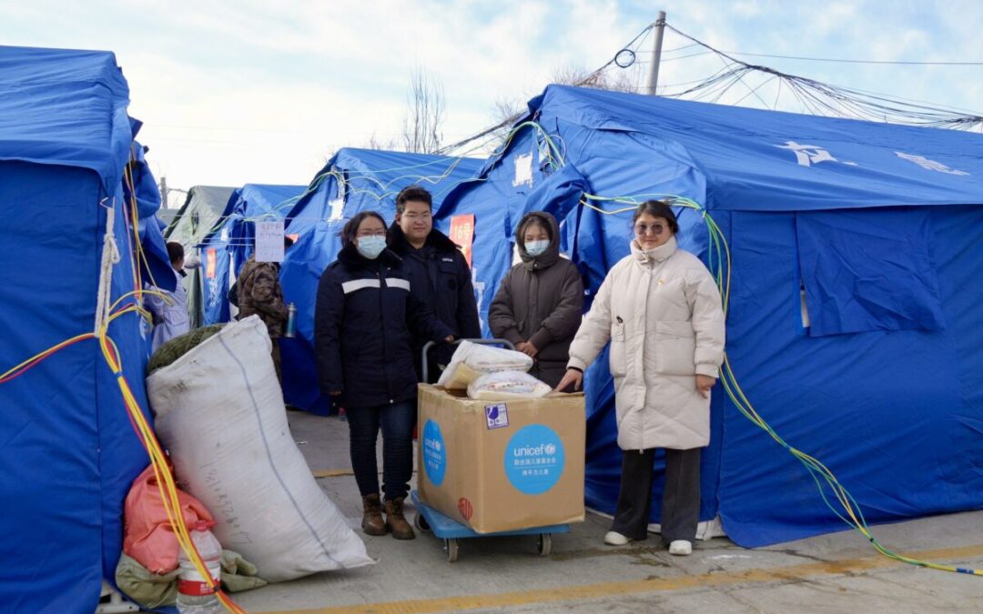 UNICEF na místě zemětřesení v Tibetu. Pomůžete?