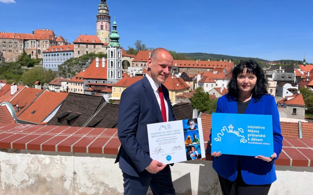 První v Česku: Český Krumlov získal certifikát města přátelského k dětem