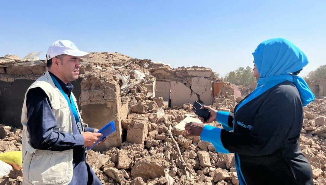 UNICEF zasahuje po zemětřesení v Afghánistánu